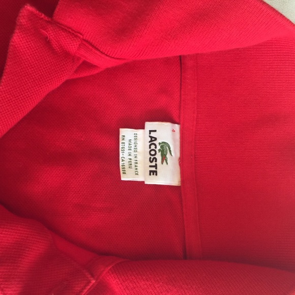 💝DONATED💝LACOSTE TOP sz 4 - Picture 4 of 4